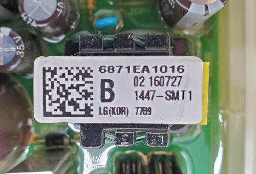 LG Washer Control  Board 6871EA1016B
