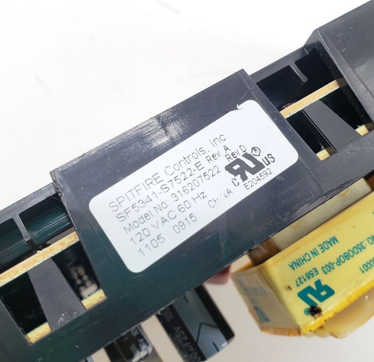 Frigidaire Range Control 316207522