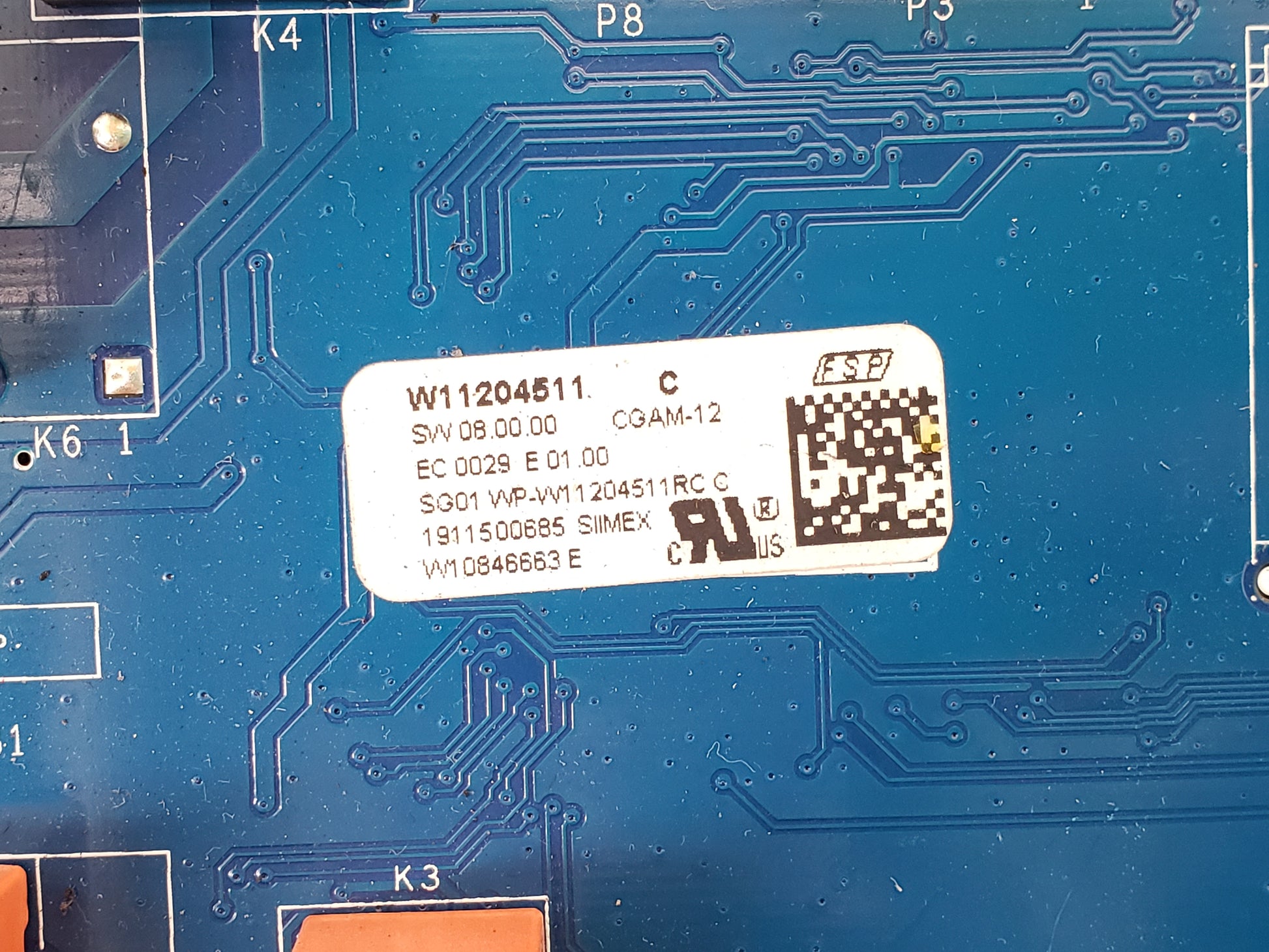 OEM  Whirlpool Range Control Board W11204511