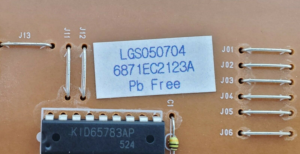 LG Washer Control Board 6871ER1057C
