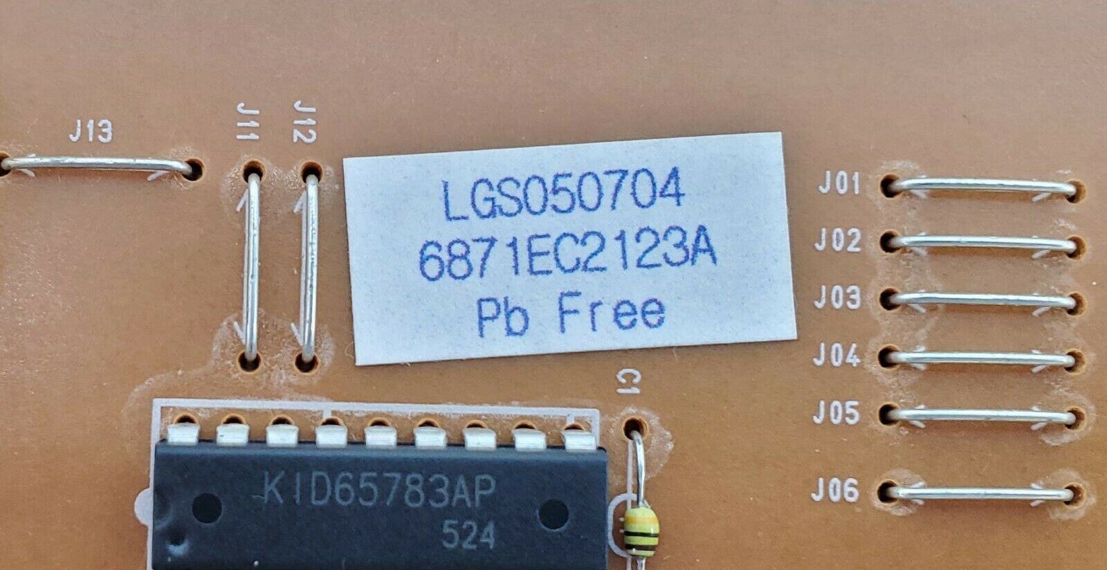 LG Washer Control Board 6871ER1057C