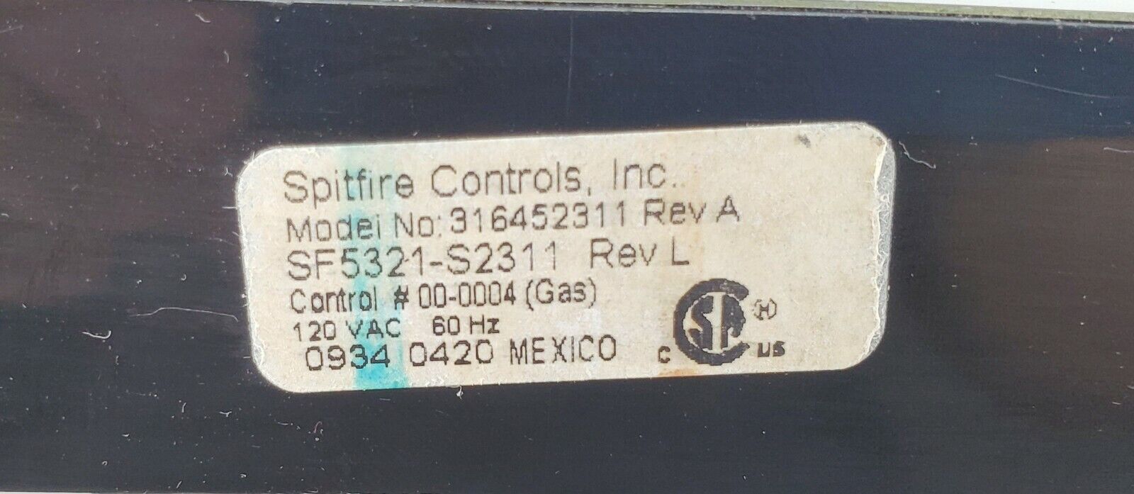 Kenmore Range Control Board 316452311