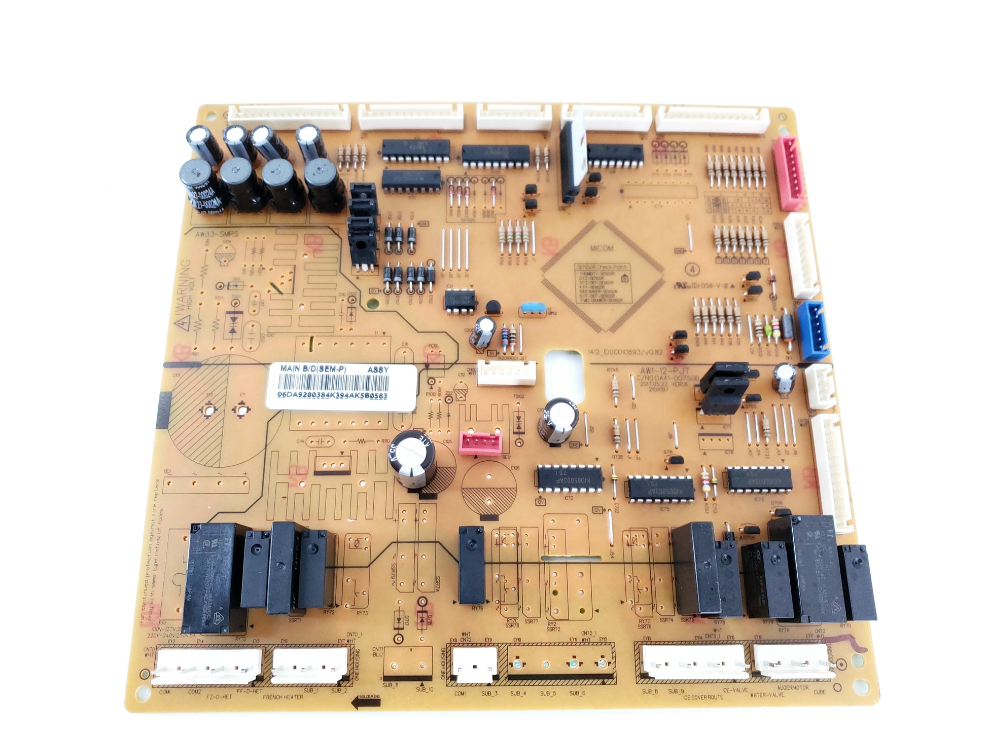 Samsung Refrigerator Control Board DA92-00384K