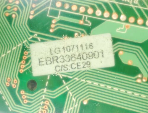OEM  LG Dryer Control EBR33640901