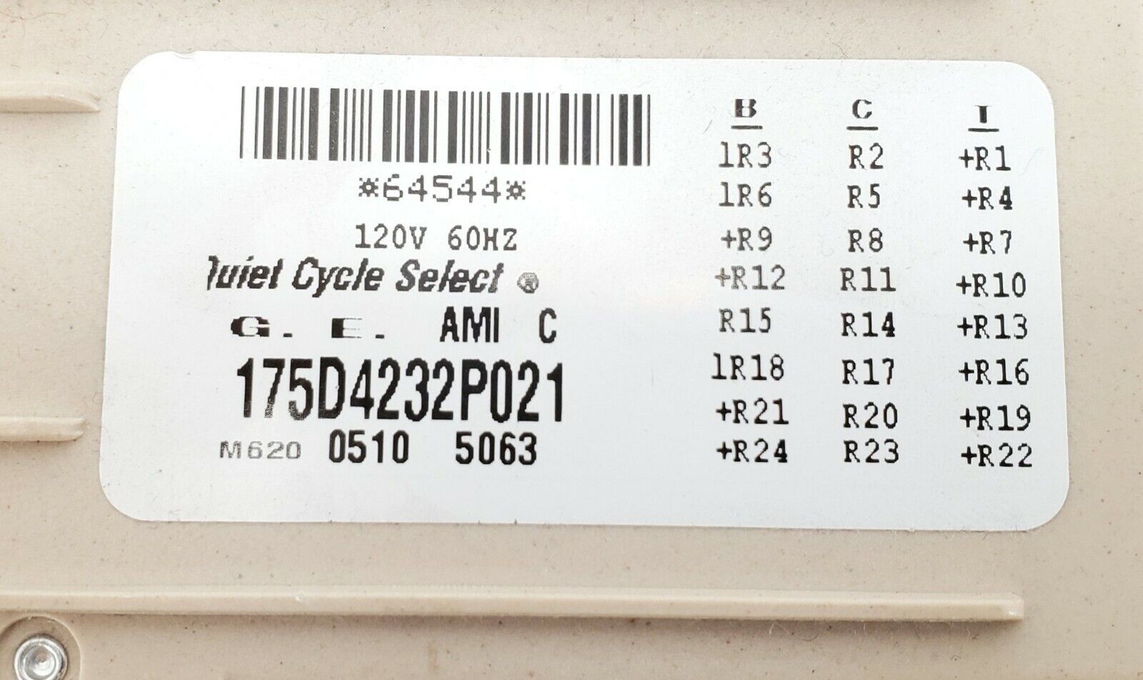 OEM  GE Washer Control Board 175D4232P021