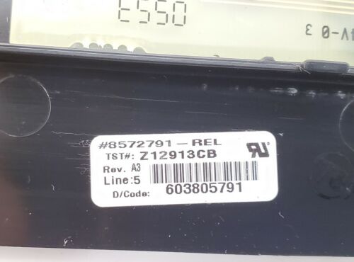 OEM Kenmore Dishwasher Control 8572791 Same Day Shipping & Lifetime Warranty