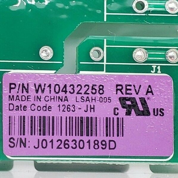 Whirlpool Dryer Control Board W10432258