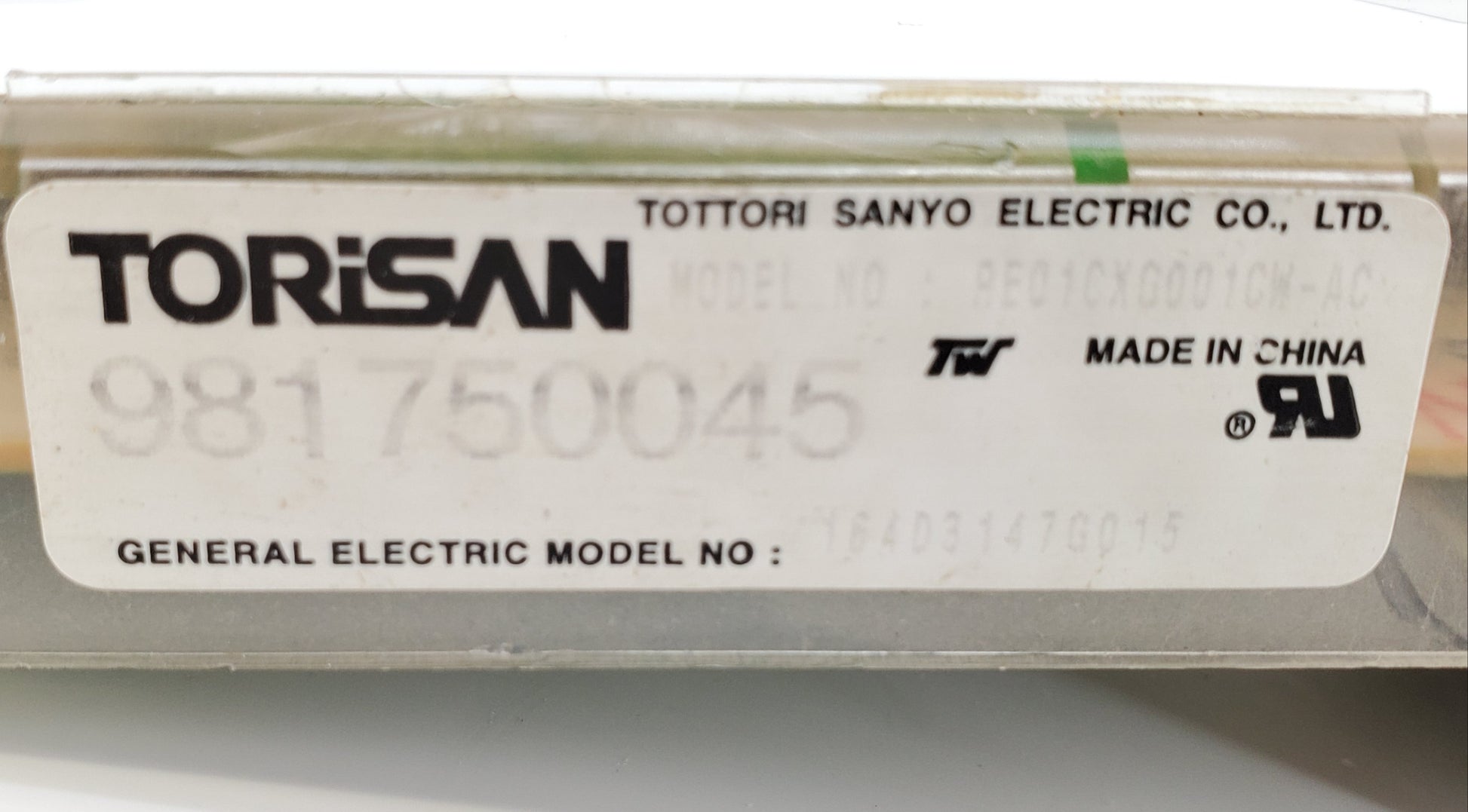 GE Range Control Board 164D3147G015