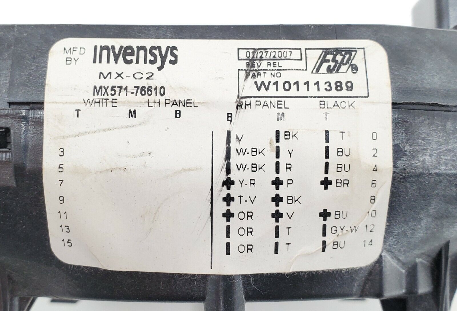 Maytag Washer Timer W10111389