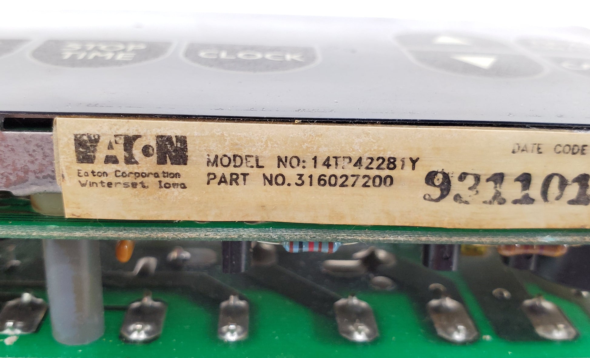 OEM  Frigidaire Range Control Board 316027200