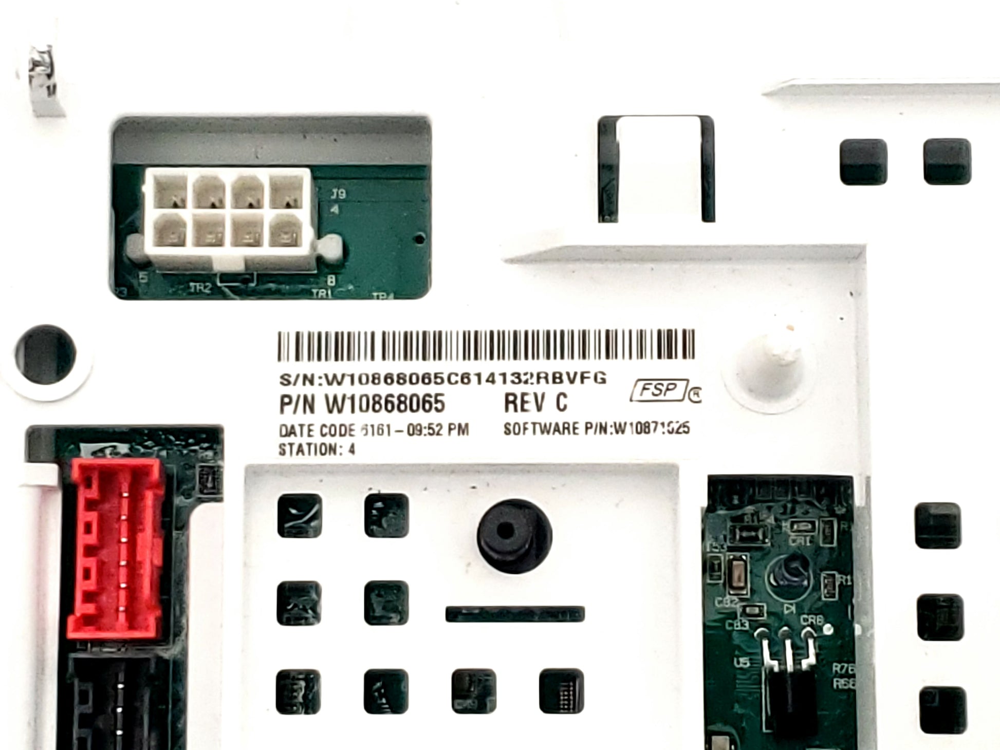 Whirlpool Washer Control W10868065