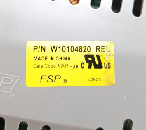Whirlpool Washer Control Board W10104820