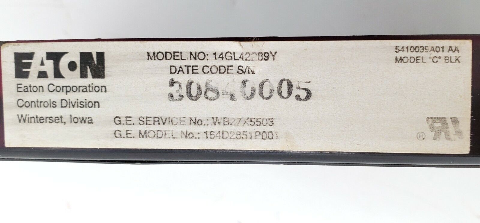 GE Range Control Board WB27X5503