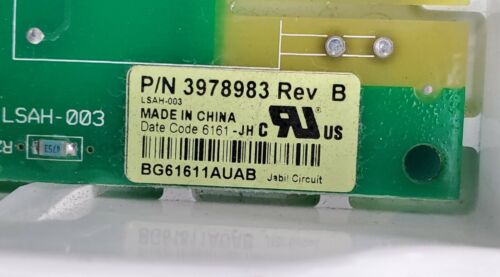 Whirlpool Dryer Control 3978983