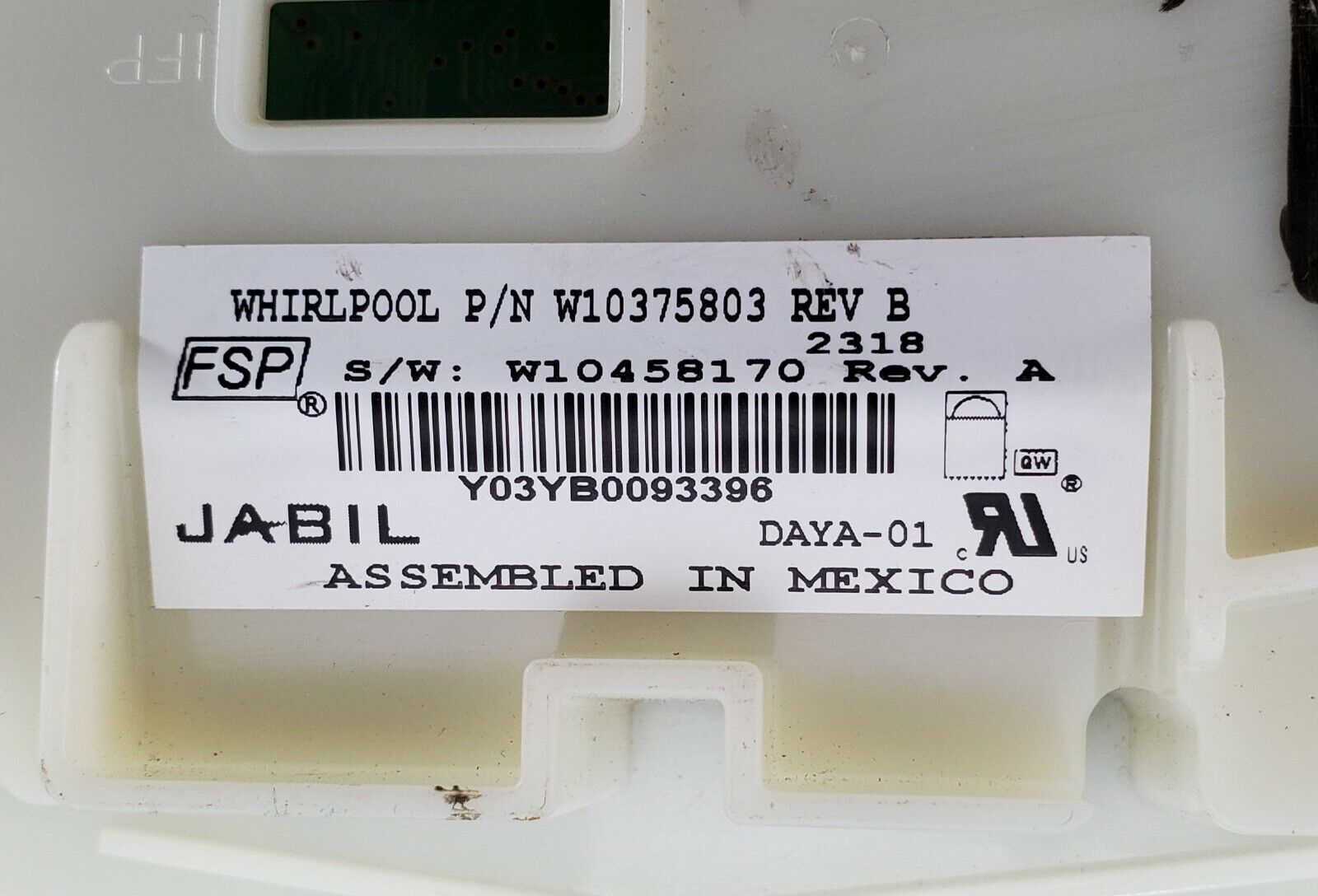 Kenmore Dishwasher Control W10375803 Same Day Shipping & Lifetime Warranty.