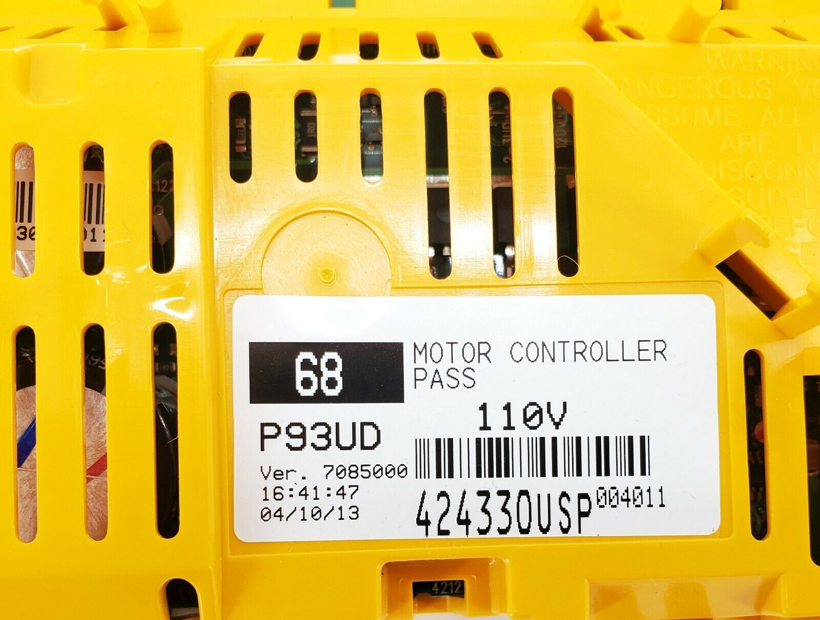 Fisher & Paykel Washer Control 424330USP