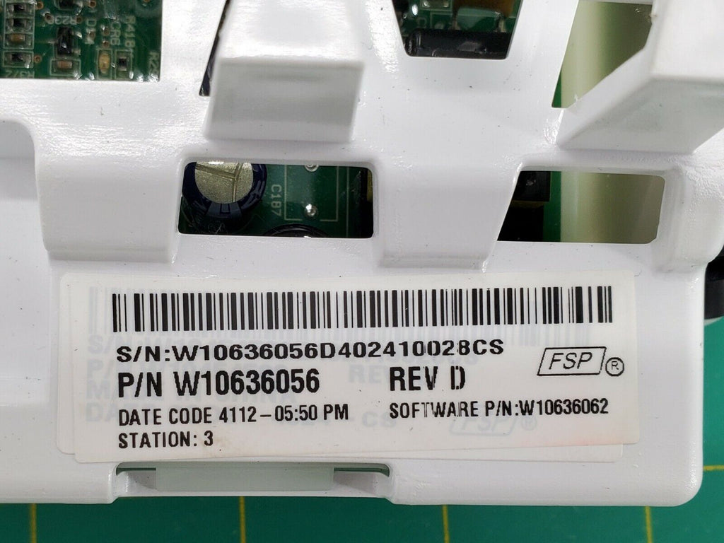 OEM Whirlpool Washer Control W10636056 Same Day Shipping & Lifetime Warranty