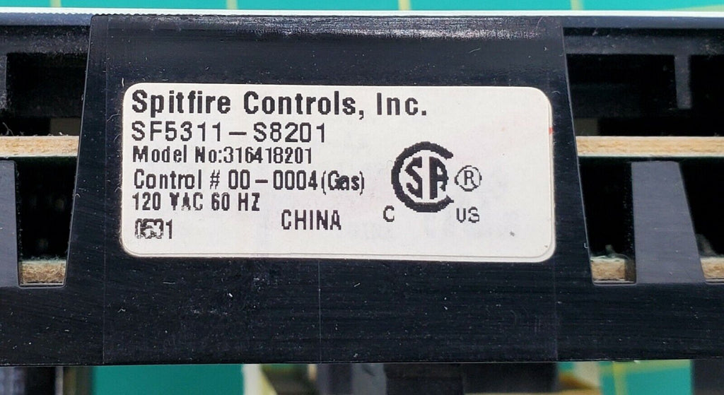 Frigidaire Range Control 316418201