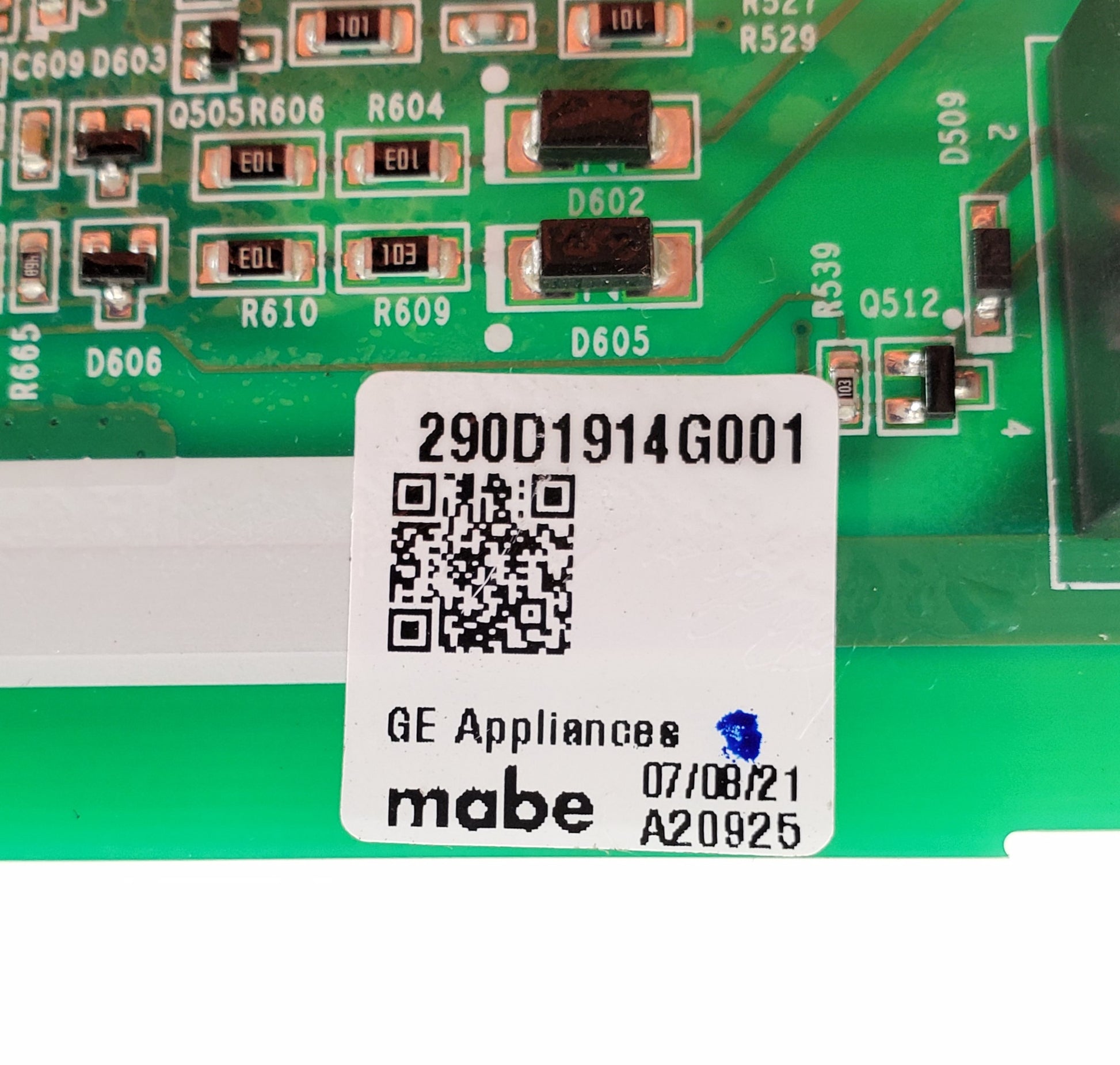 GE Washer Control Board 290D1914G001