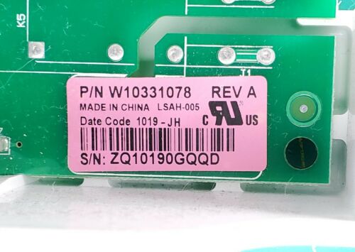 Maytag Dryer Control W10331078