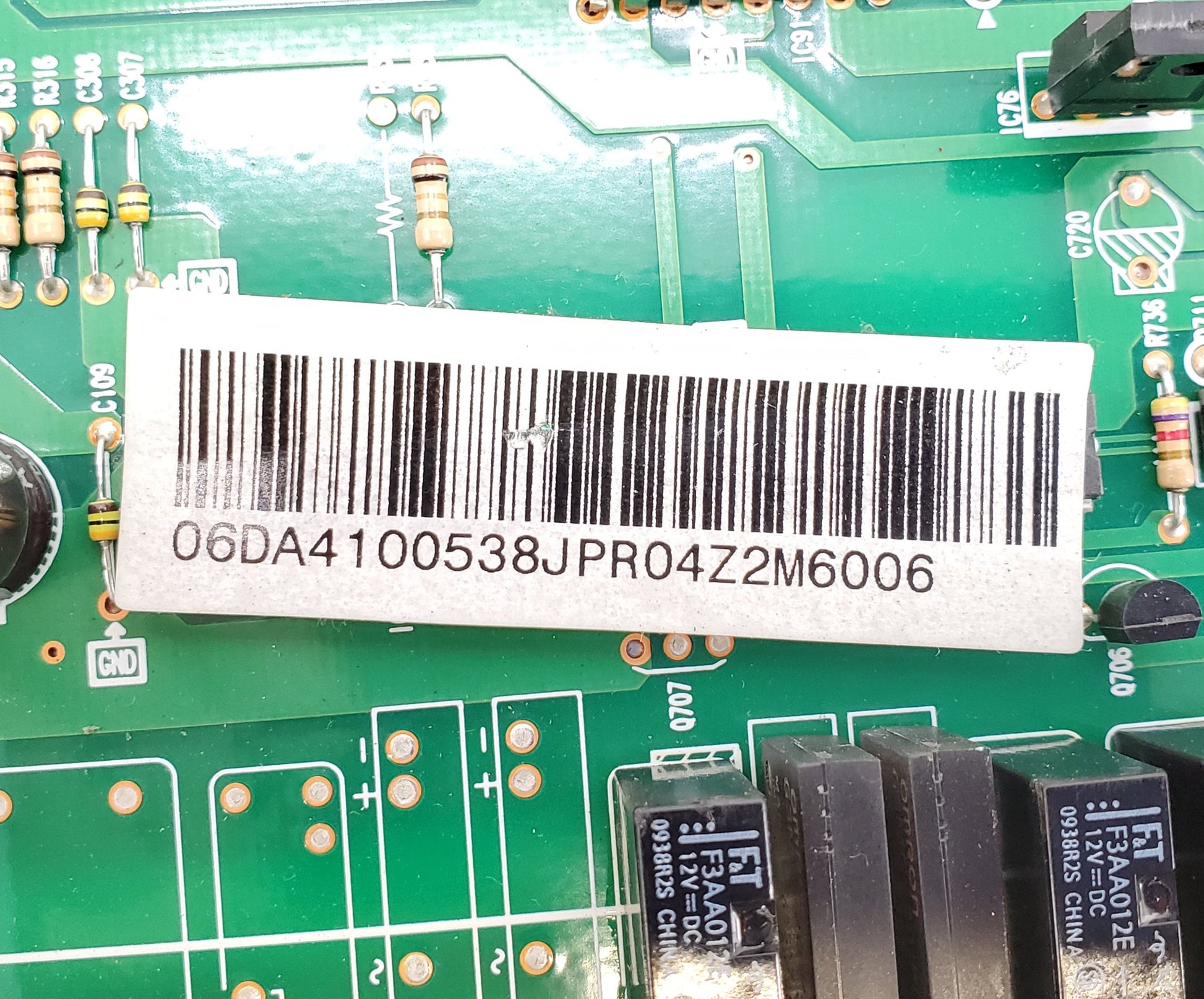 LG Refrigerator Control Board DA41-00538J