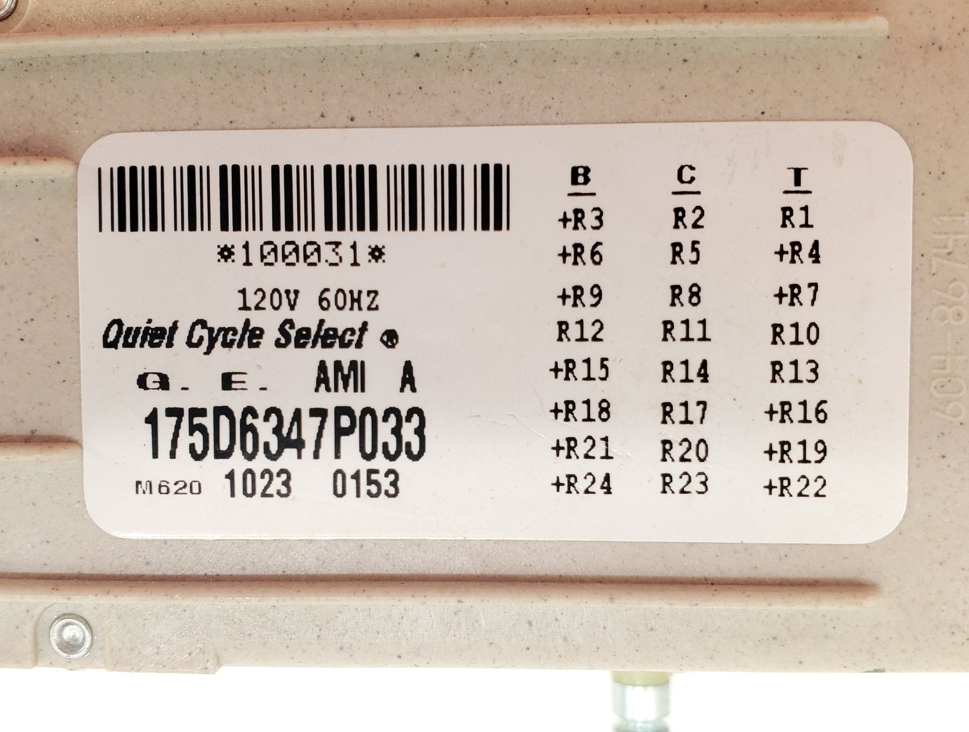 GE Washer Timer 175D6347P033