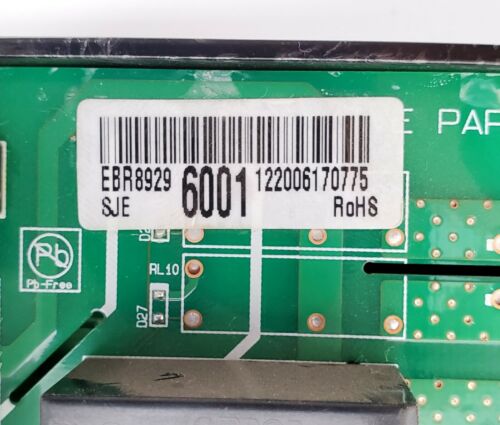 LG Range Control Board EBR89296001
