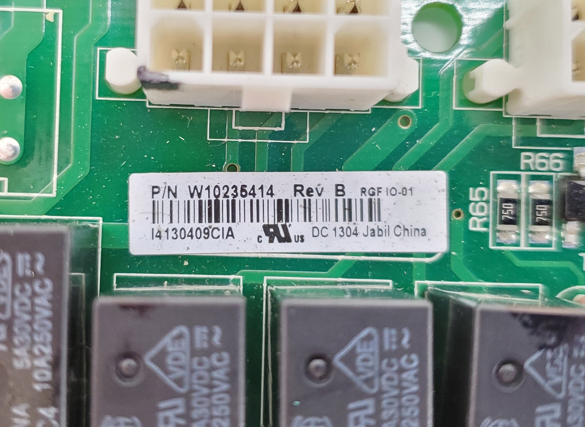 OEM  Whirlpool Refrigerator Control  W10235414