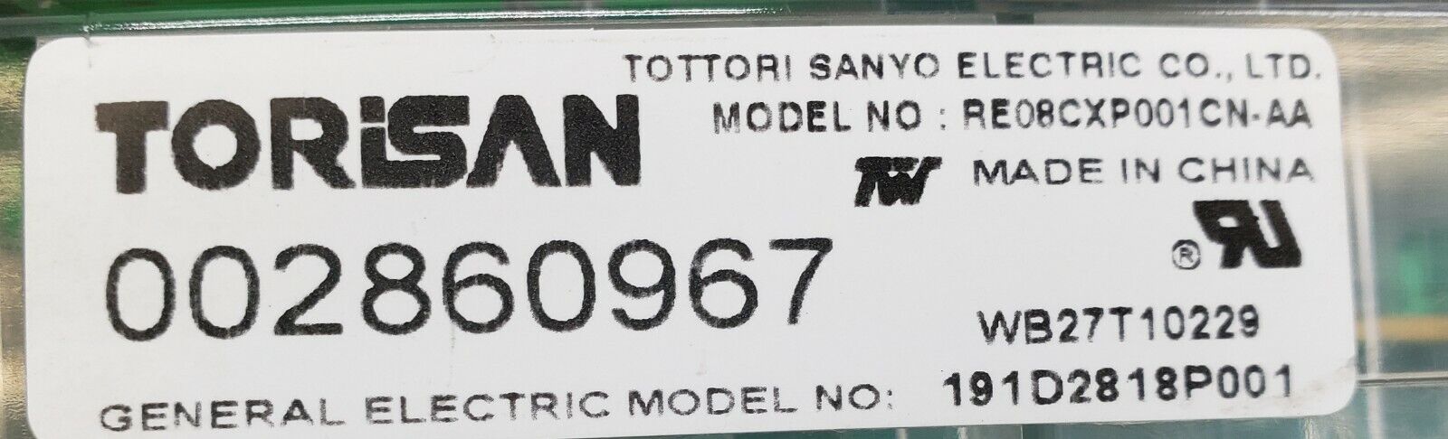 GE Range Control Board WB27T10229