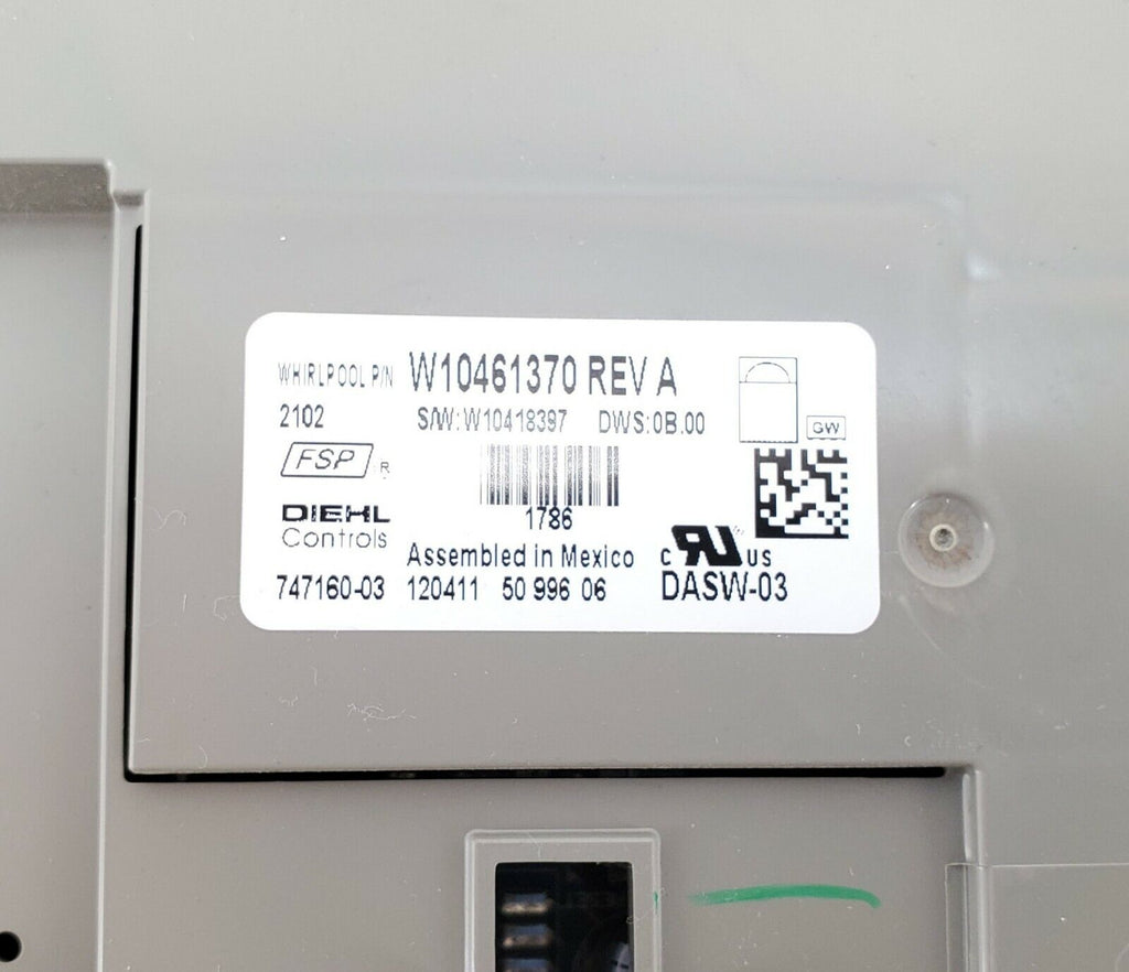 OEM  Whirlpool Diswasher Control W10461370