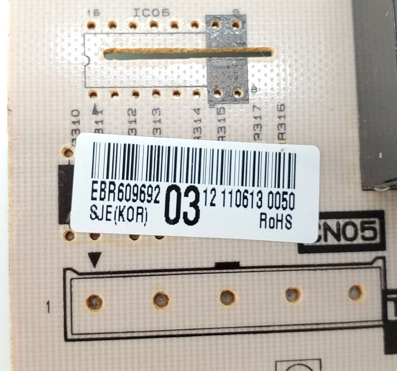 OEM LG Range Control Board EBR60969203 Same Day Shipping & Lifetime Warranty