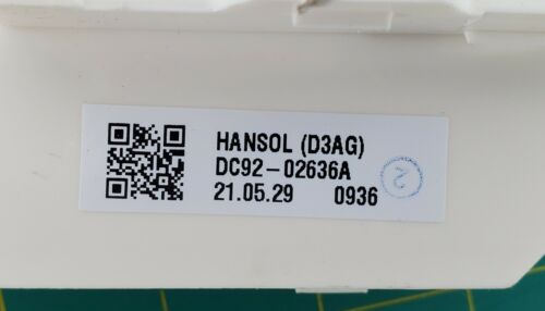 OEM  Samsung Washer Control Board DC92-02636A