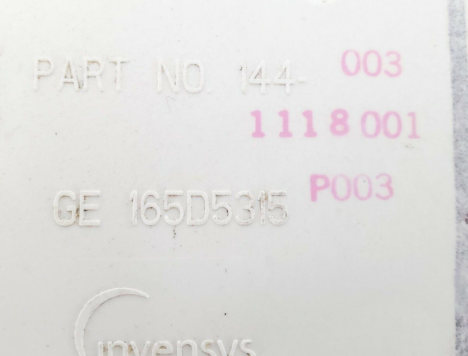 GE Dishwasher Timer 165D5315P003