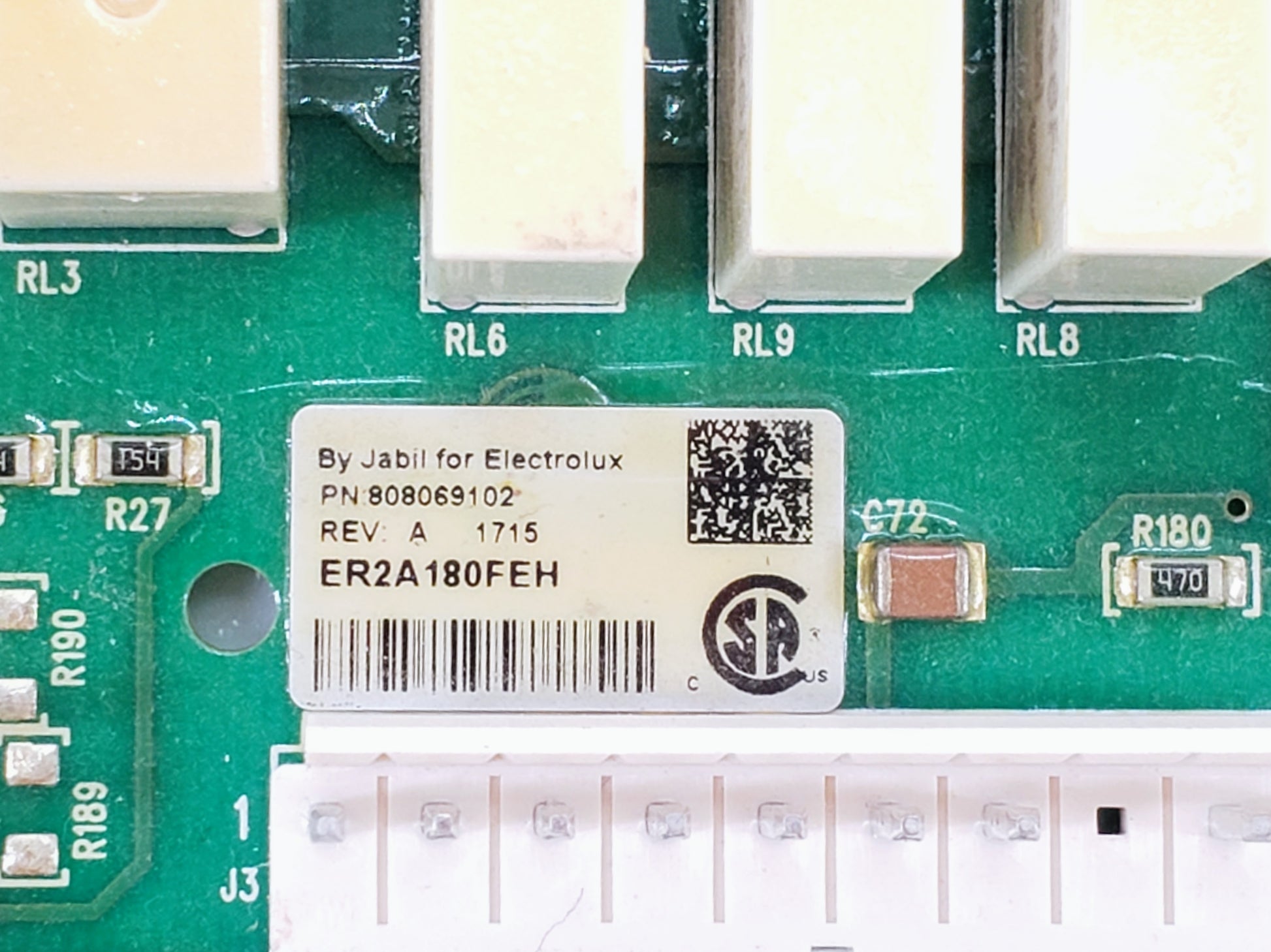 OEM  Frigidaire Refrigerator Control 808069102