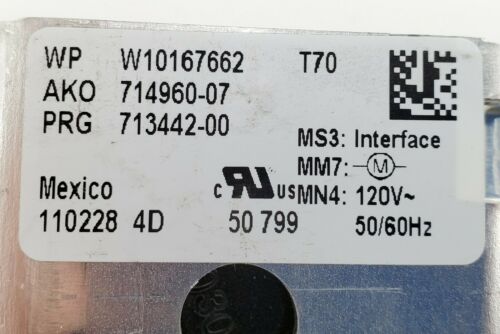 Whirlpool Washer Control Board W10167662