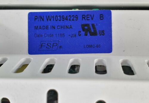 OEM  Whirlpool Washer Control W10394229