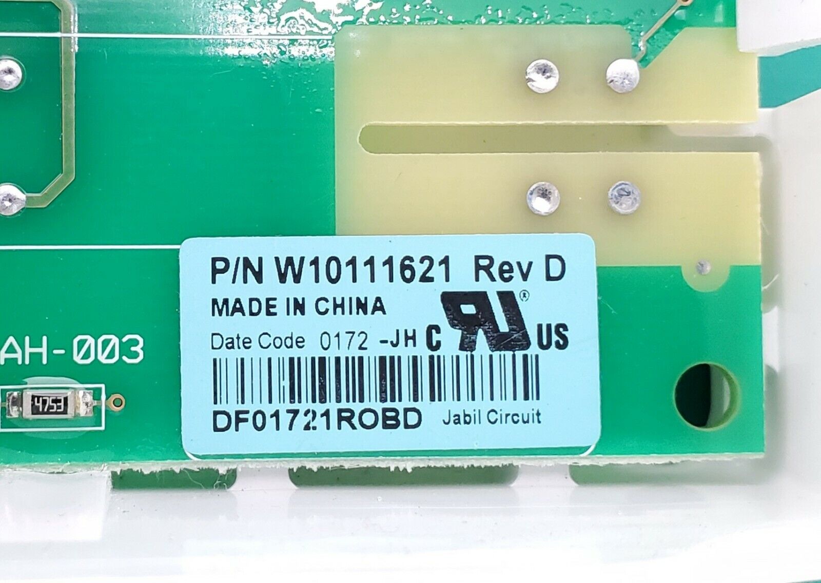 OEM Whirlpool Dryer Control W10111621 Same Day Ship & Lifetime Warranty