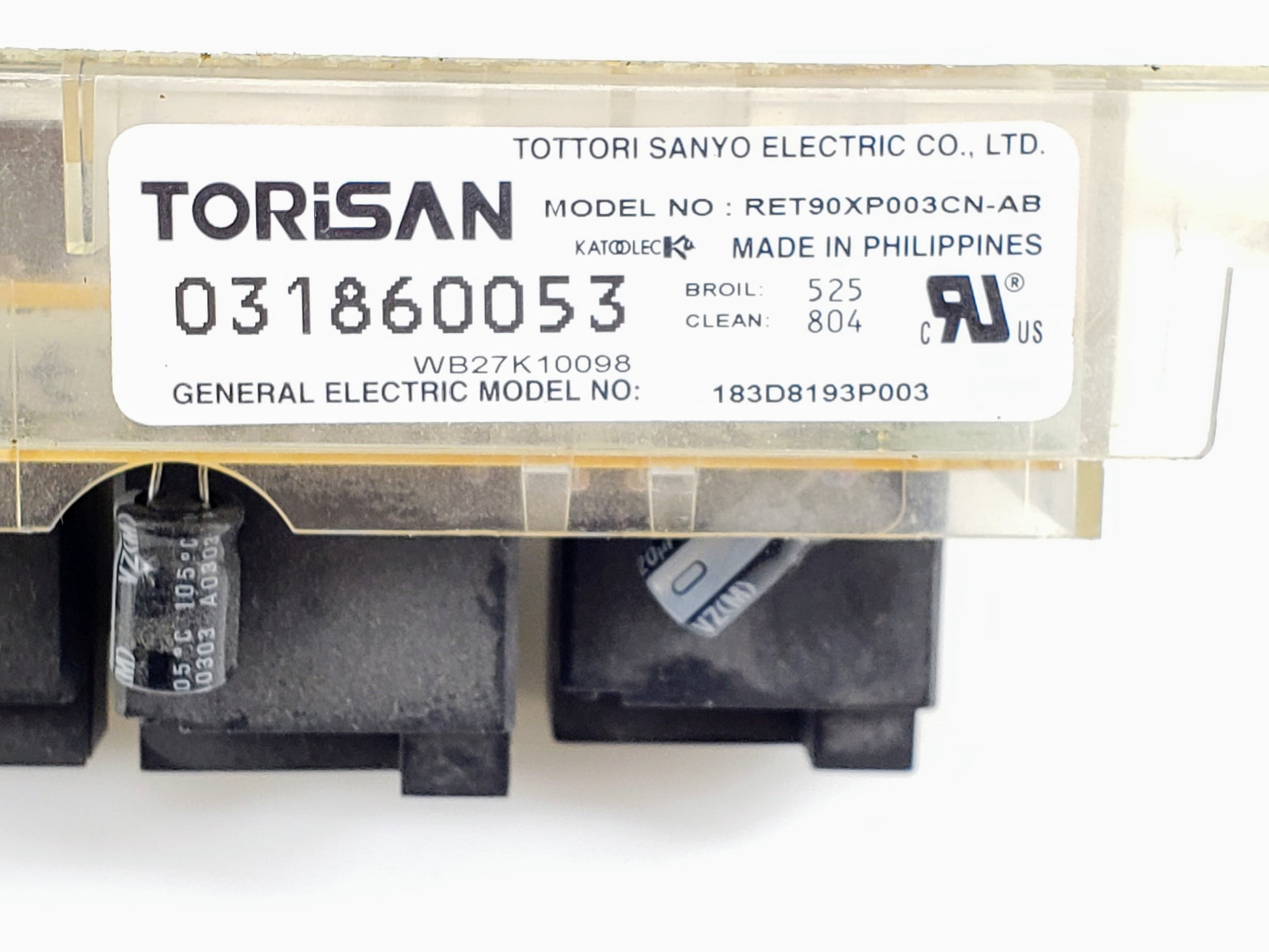 OEM  GE Range Control Board WB27K10098