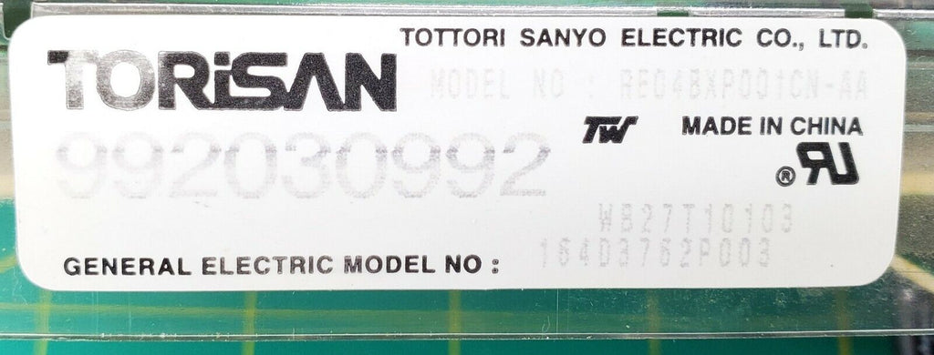 GE Range Control Board WB27T10103 164D3762P003