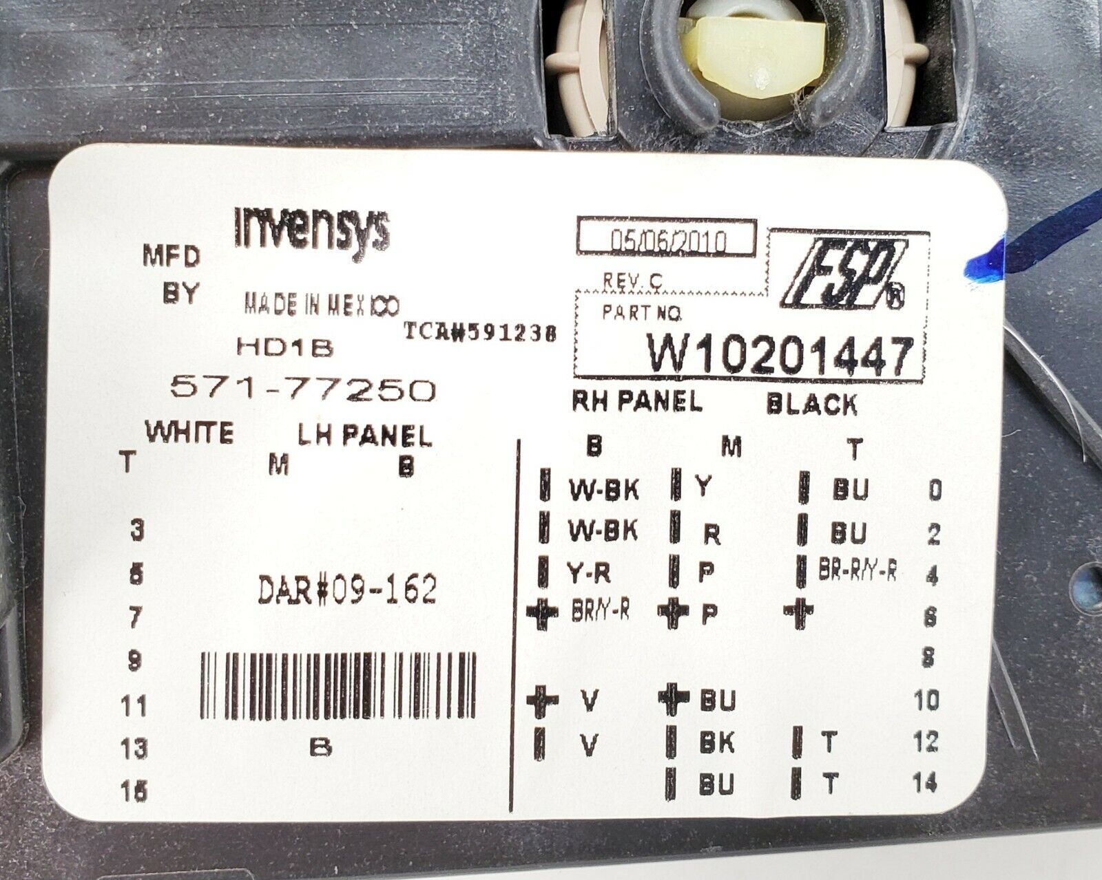 OEM  Kenmore Washer Timer Control W10201447