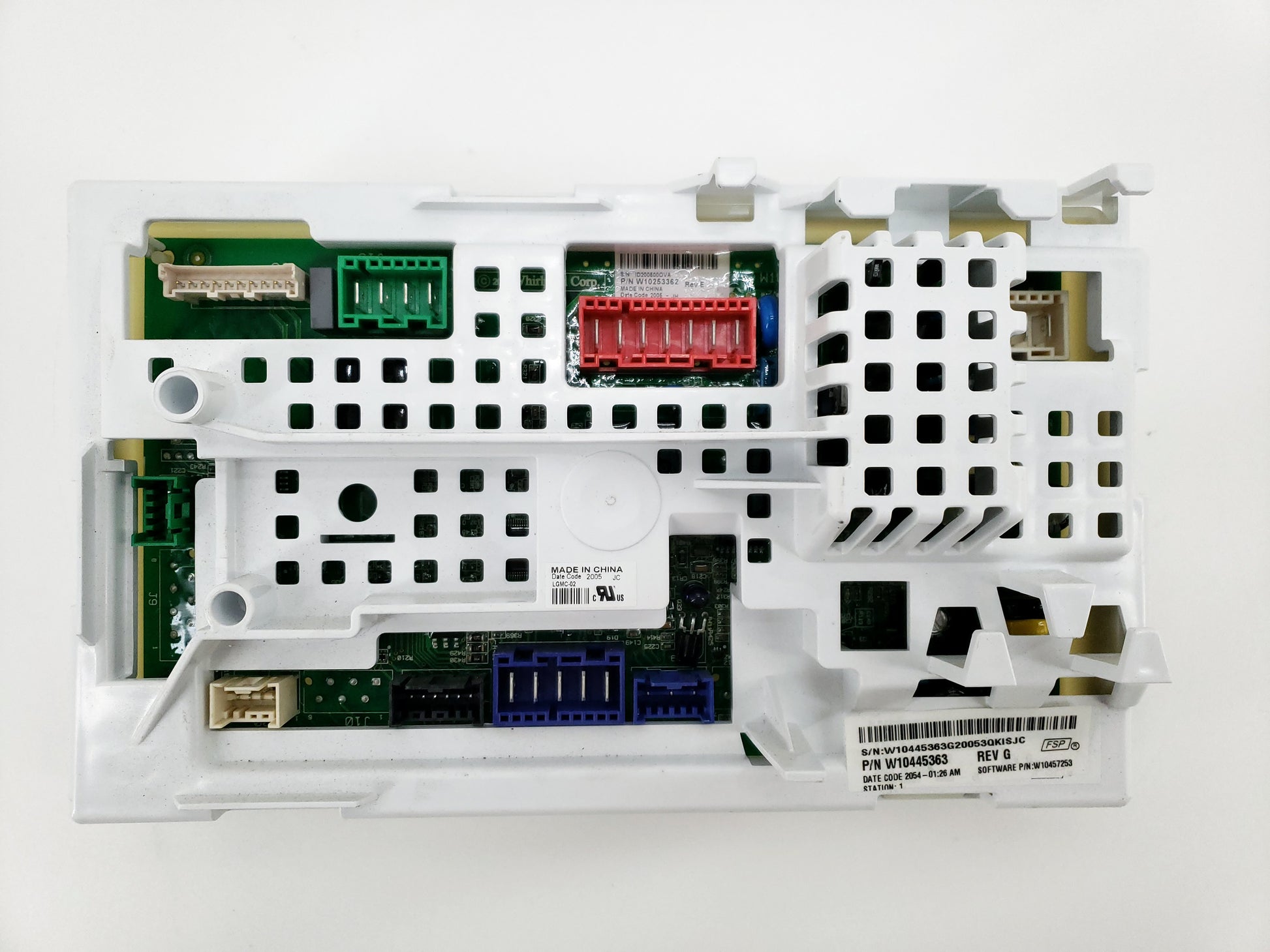 Whirlpool Washer Control Board W10445363
