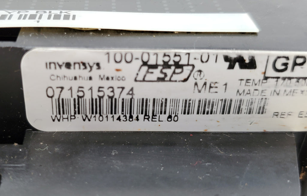 OEM  Whirlpool Range Control Board W10114384