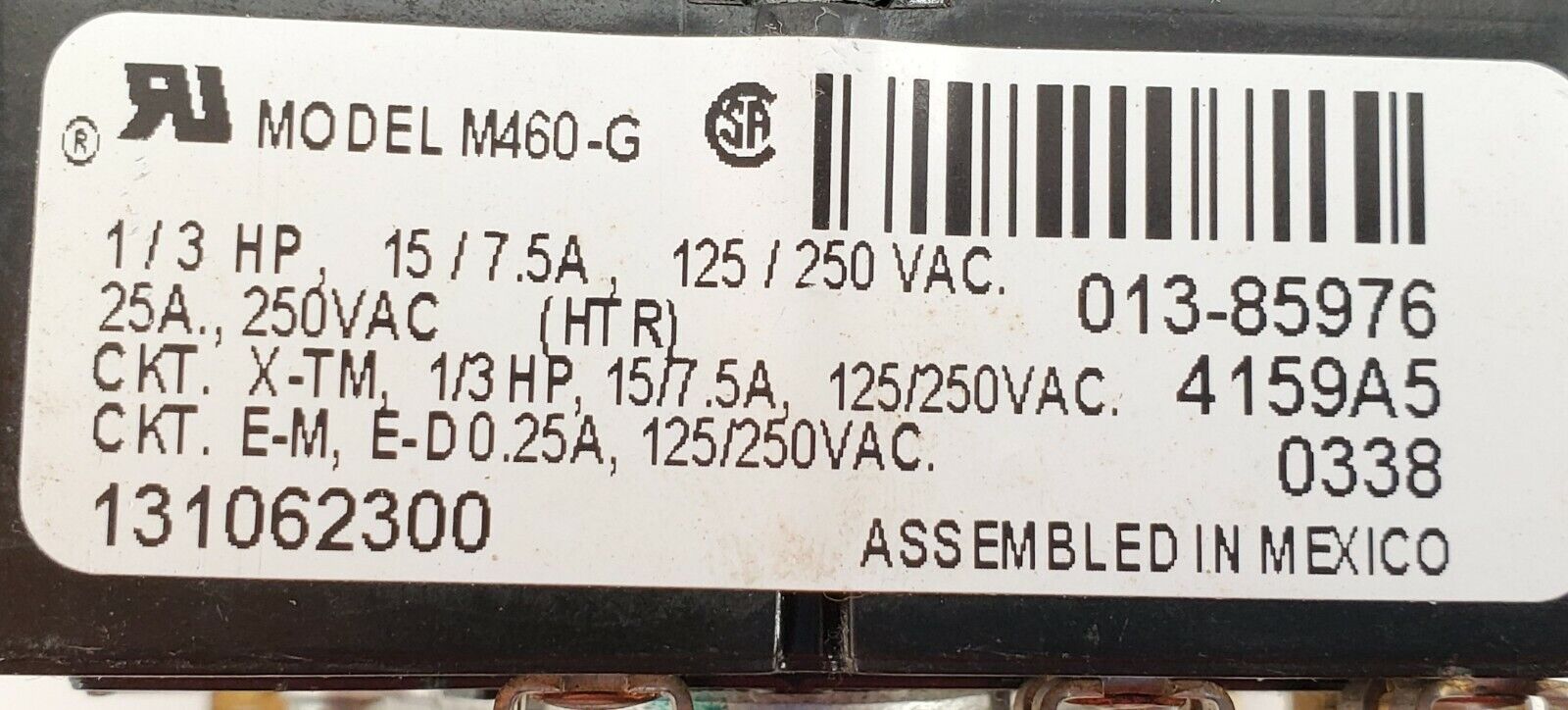 OEM  Frigidaire  131062300