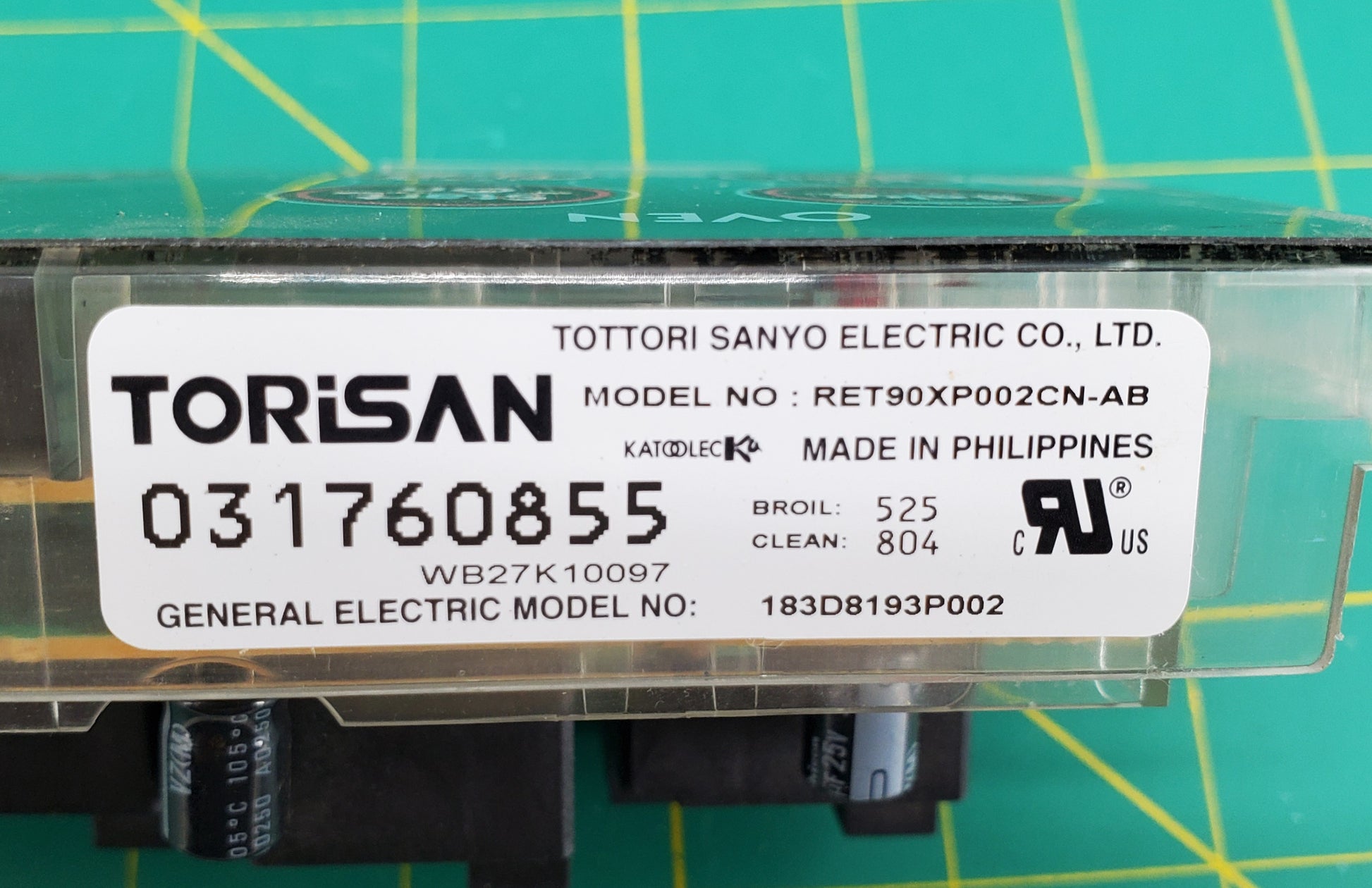 OEM  GE Range Control WB27K10097