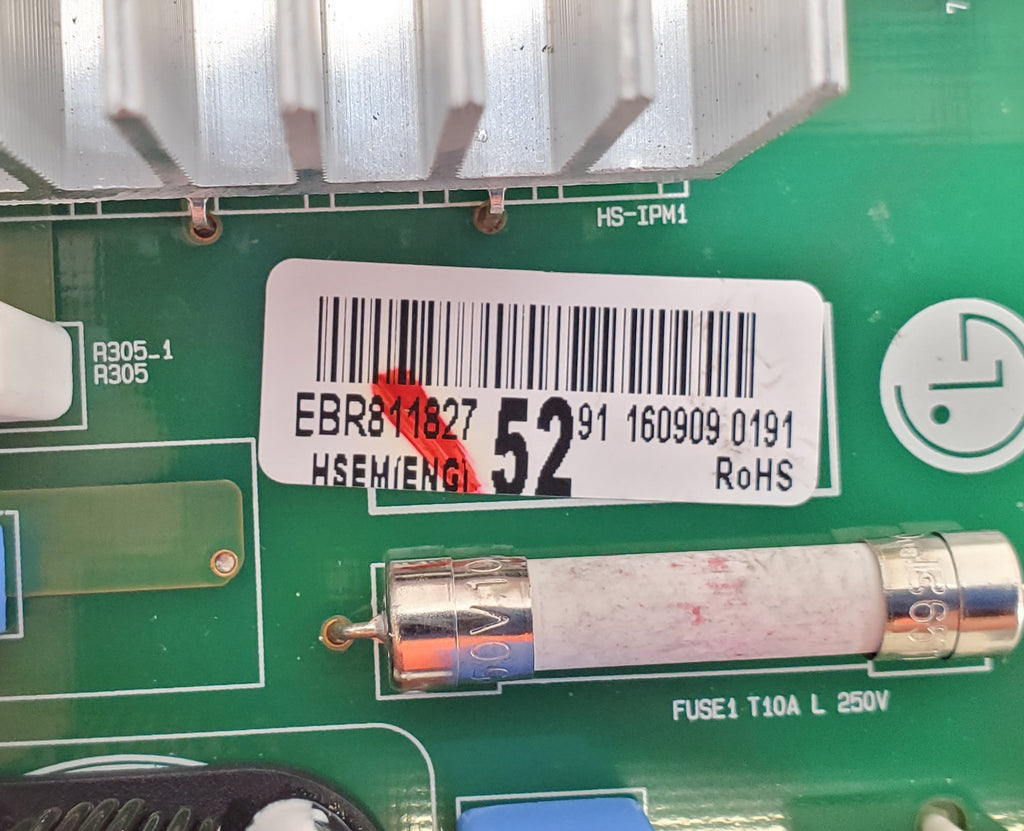 LG Refrigerator Control Board  EBR81182752