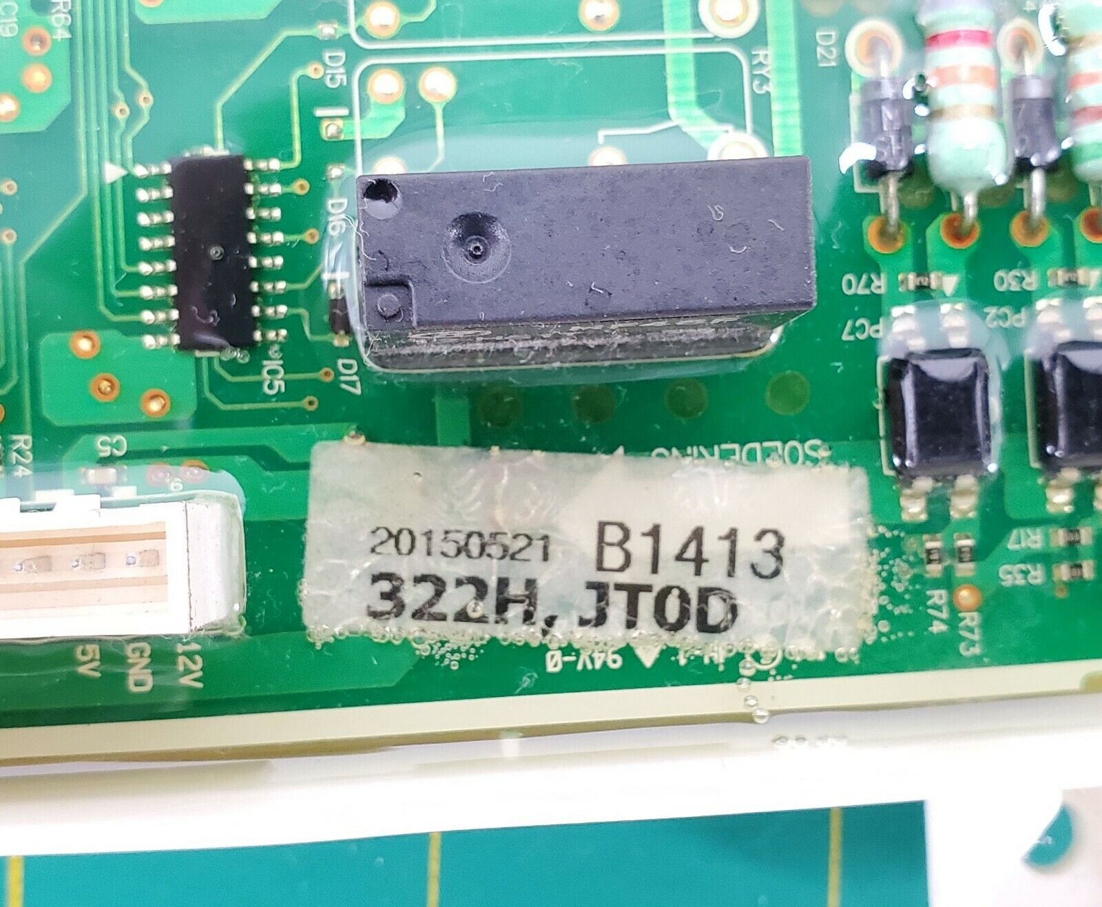 Samsung Dryer Control  DC92-00322H