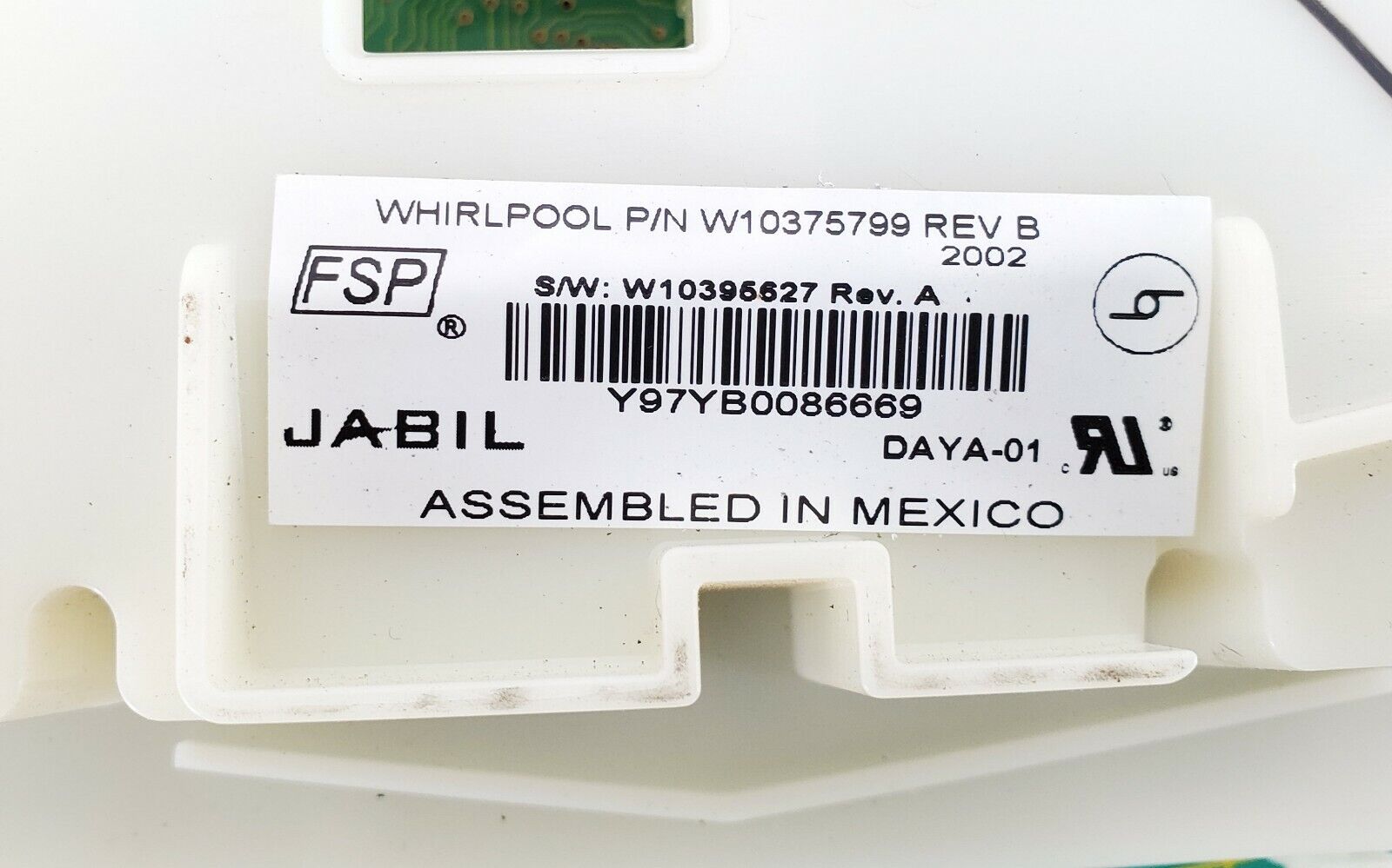 OEM Whirlpool Dishwasher Control W10375799 Same Day Shipping & Lifetime Warranty