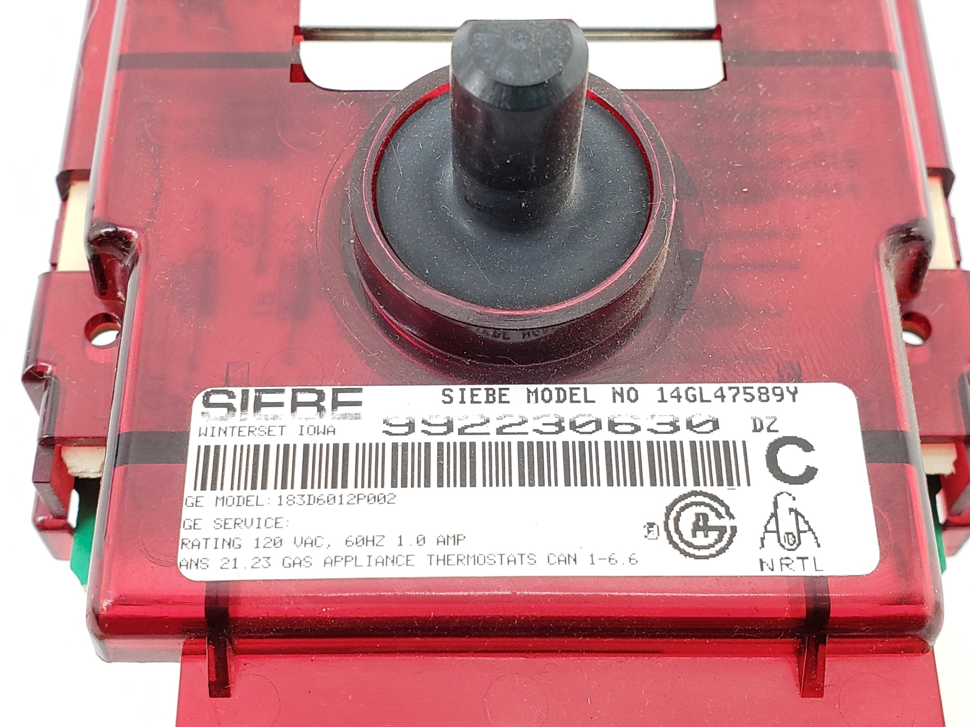 GE Range Control Board 183D6012P002