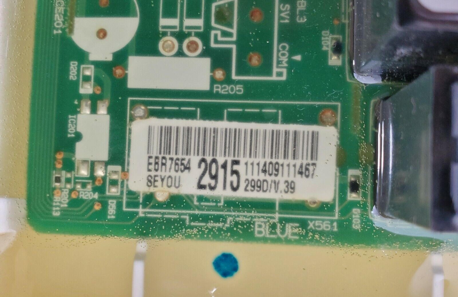 LG Dryer Control Board EBR76542915