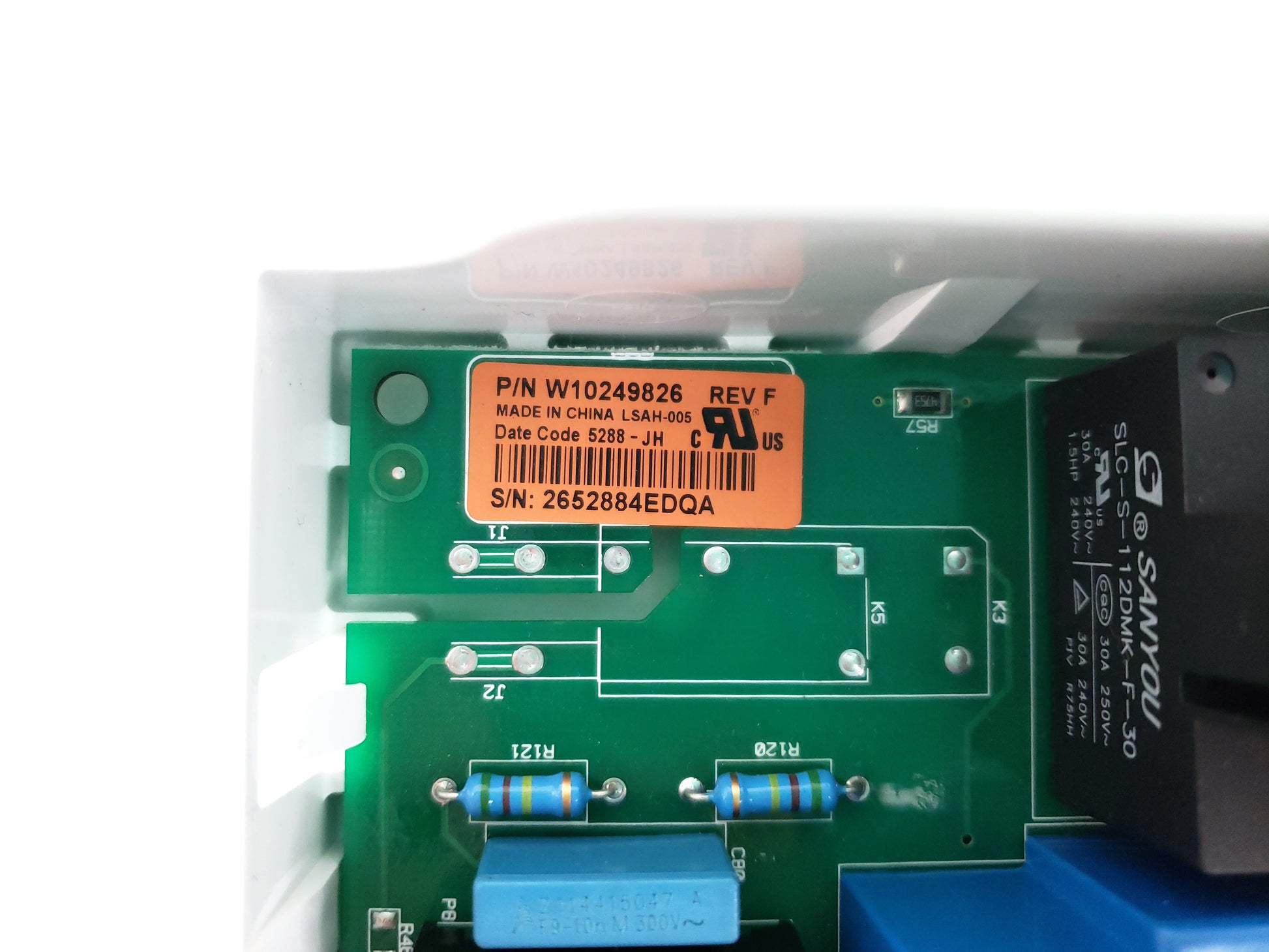 Whirlpool Dryer Control Board W10804446 (W10249826)